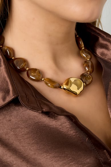 Acrylic Beaded Necklaces Beads Casual Daily h5 Picture2